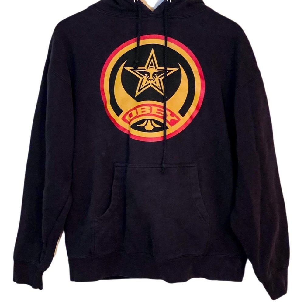 EUC Obey Men’s Graphic Hoodie in Black